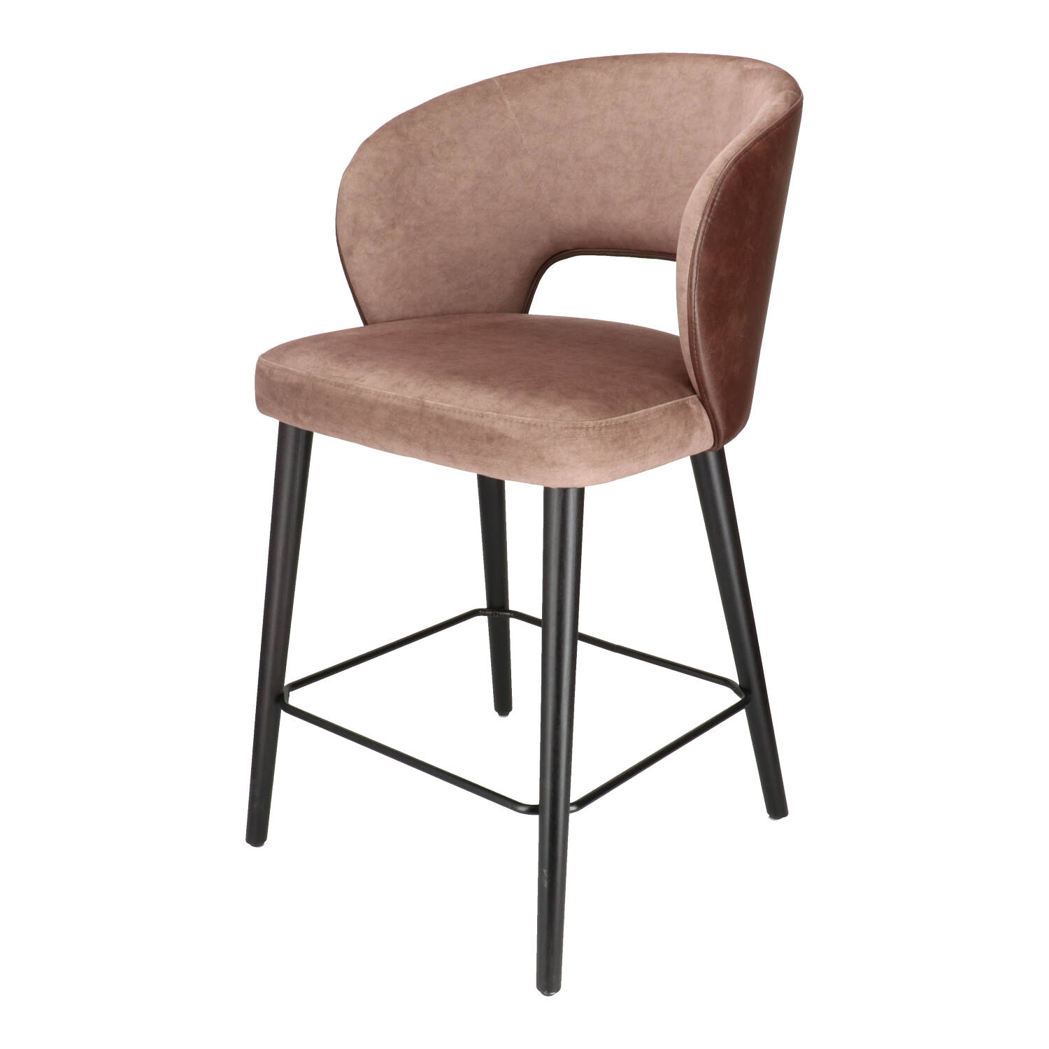 T LOLA H MOCCA  Brown design Low bar stool